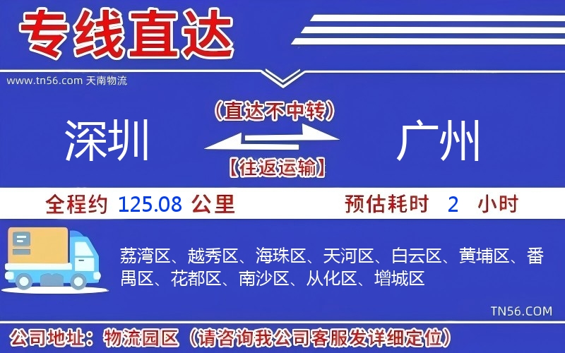 深圳到广州物流公司 深圳到广州物流公司