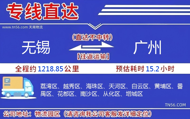 无锡到广州物流公司 无锡到广州物流公司